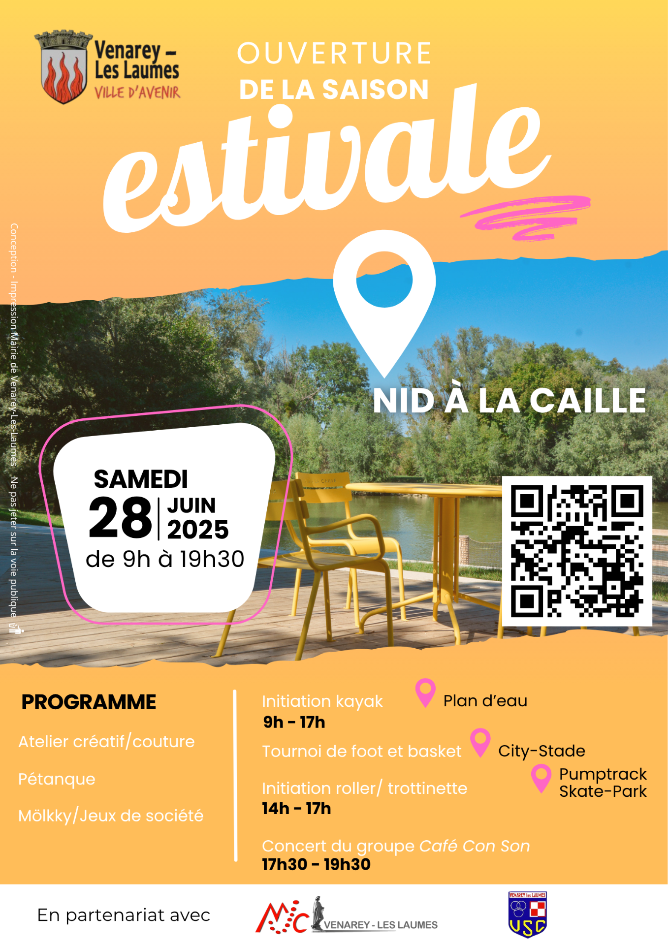 Ouverture de la saison estivale !