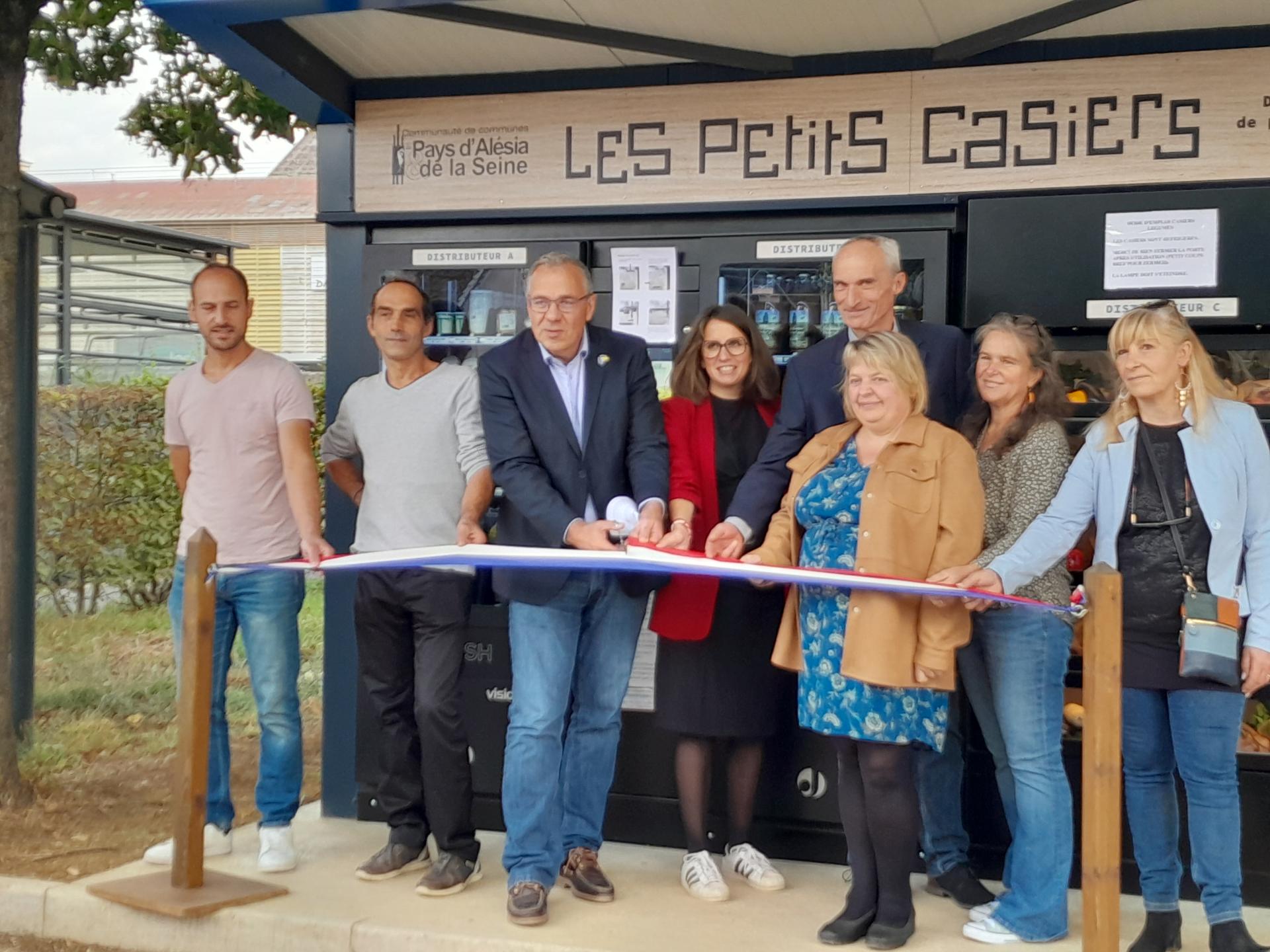 Inauguration officielle des Petits Casiers Alésia Seine